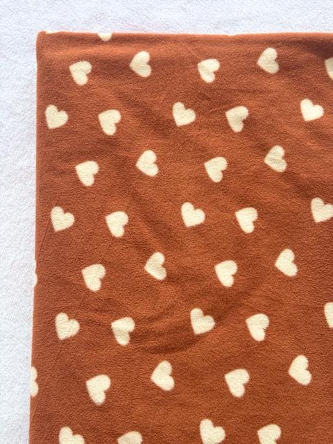 Guinea Pig Fleece Cage Liner, Heart Pattern Guinea Pig Fleece