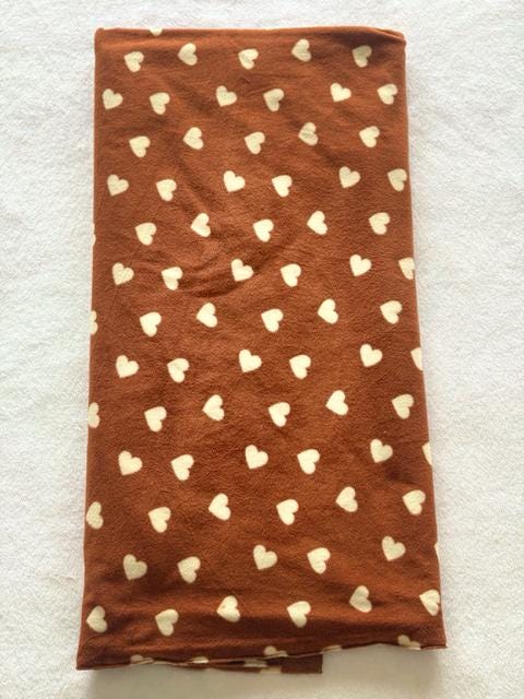 Guinea Pig Fleece Cage Liner, Heart Pattern Guinea Pig Fleece