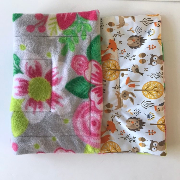 Guinea Pig Fleece Waterproof Pad, Waterproof Lap Pad 18" By 12" / Guinea Pig, Hedgehog and Chinchilla Accessories, Waterproof Mat